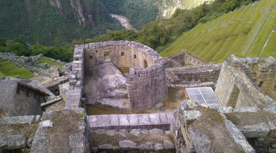 Exploring the Temple of the Sun in Machu Picchu