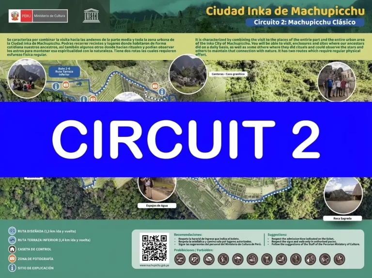 Machu Picchu Circuit 2 : Complete Guide to Routes 2A and 2B