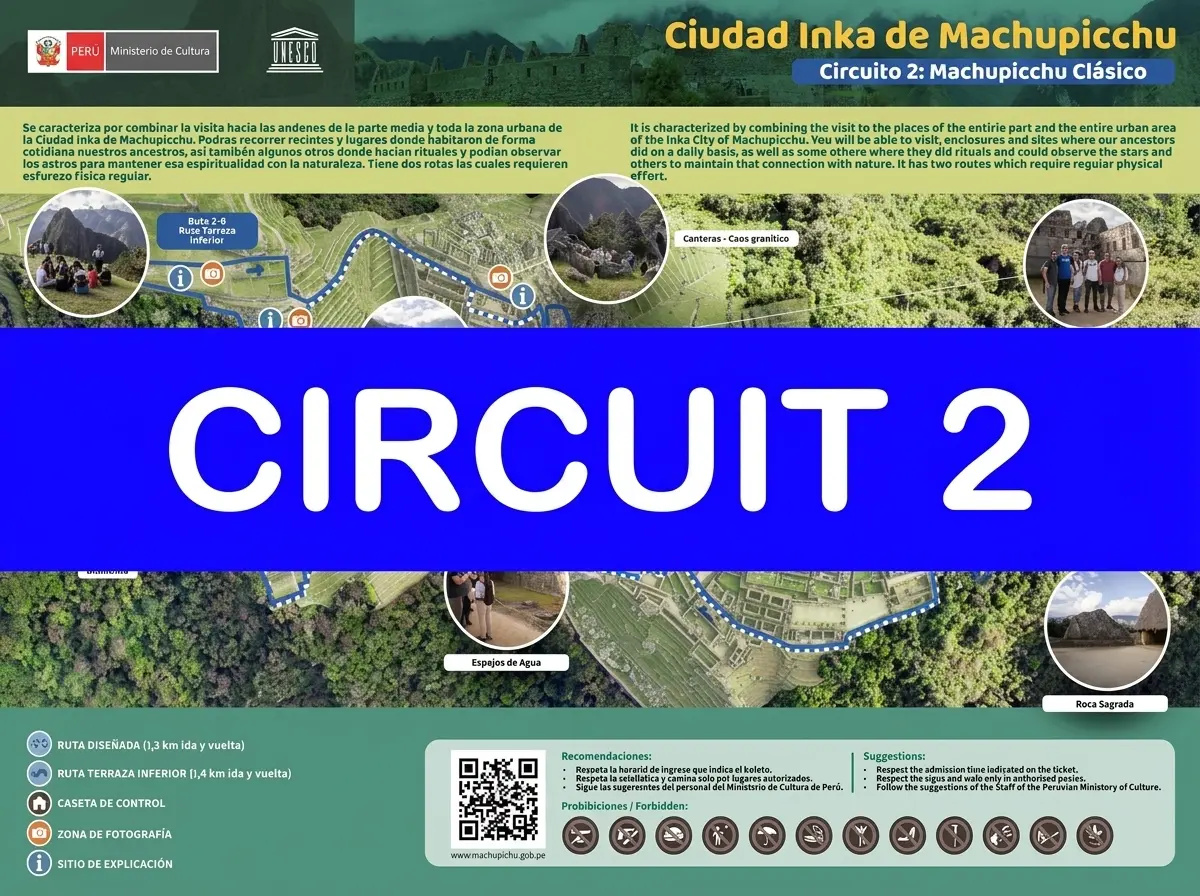 Machu Picchu Circuit 2 : Complete Guide to Routes 2A and 2B
