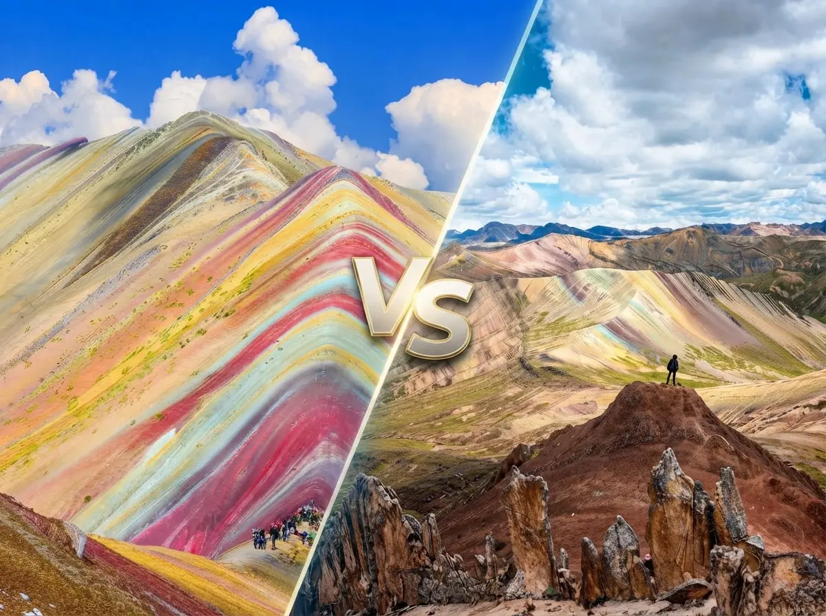 Rainbow Mountain (Vinicunca) vs Palccoyo: Which One Should You Choose?